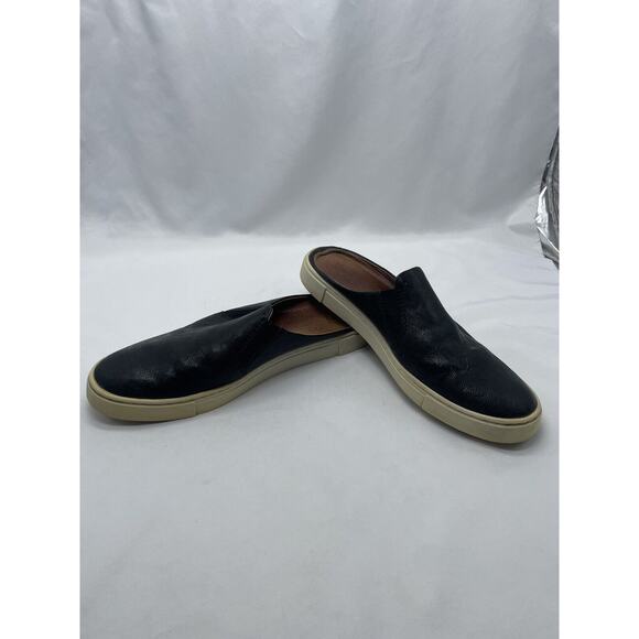 Frye Ivy Mule 3479171-BLK Women US 8M Black Leather Slip On Slide Mules Shoes - Picture 9 of 12